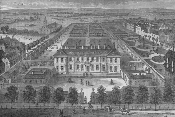 Burlington House, Westminster, London, in about 1700, c1875 (1878). Artist: Unknown.