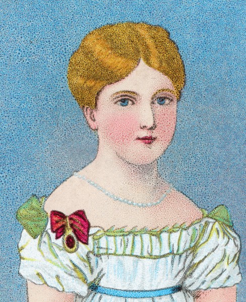 'Young Queen Victoria, then Princess Alexandrina Victoria of Kent', c1829 (c1902). Artist: Unknown.
