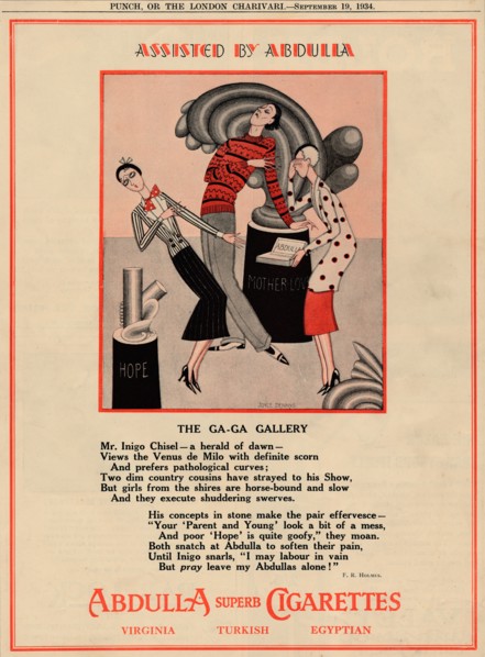 'Assisted by Abdulla - The Ga-Ga Gallery', 1934. Artist: Unknown.