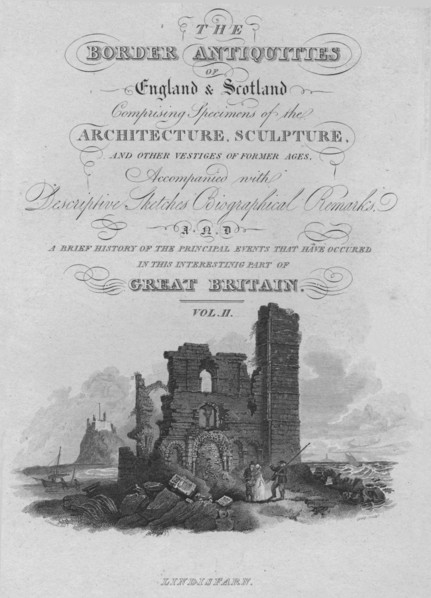 'Frontispiece - Lindisfarn', 1814. Artist: John Greig.