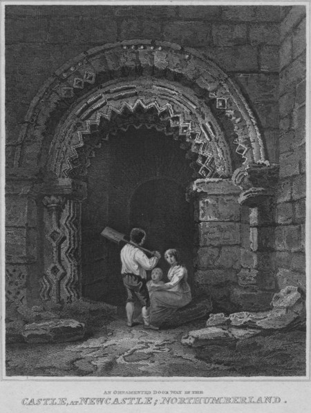 'An Ornamented Door Way in the Castle, at Newcastle; Northumberland', 1814. Artist: John Greig.