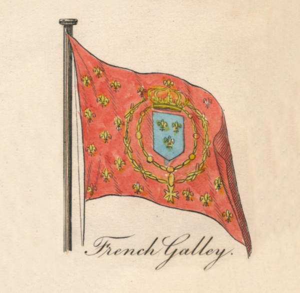 'French Galley', 1838. Artist: Unknown.