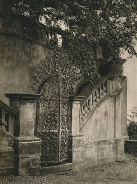 'Meersburg (Bodensee). Entrance to the new castle', 1931. Artist: Kurt Hielscher.