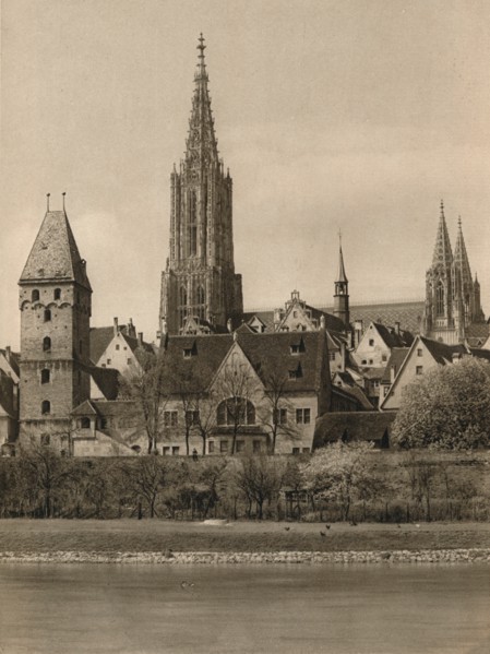 'Ulm. Cathedral - Metzger Tower', 1931. Artist: Kurt Hielscher.