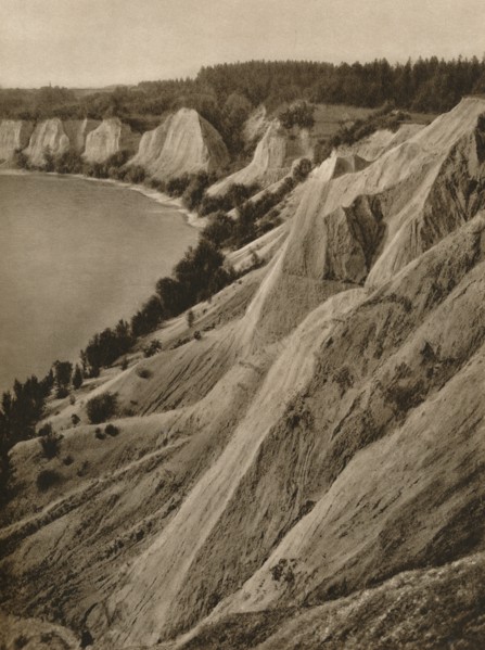 'Erosions on the Inn near Wasserburg', 1931. Artist: Kurt Hielscher.