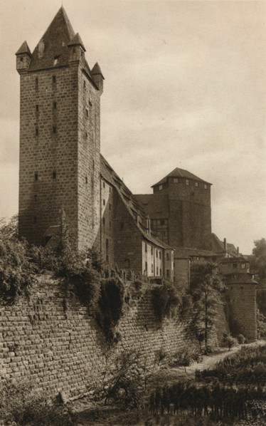 'Nuremberg - The Castle', 1931. Artist: Kurt Hielscher.