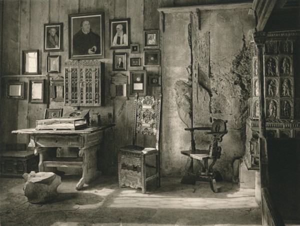 'Wartburg. Luther's room', 1931. Artist: Kurt Hielscher.