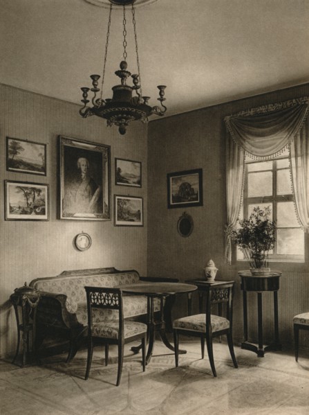 'Weimar. Interior of Tiefurt Castle', 1931. Artist: Kurt Hielscher.