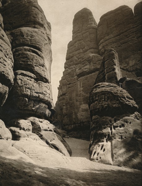 'Sachsiche Schweiz - Schrammsteine', 1931. Artist: Kurt Hielscher.