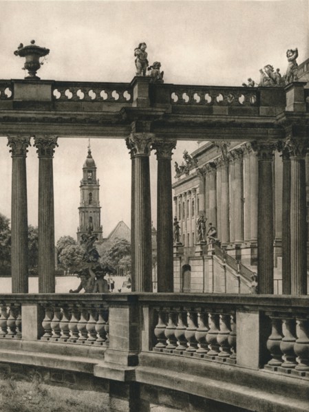'Potsdam - Town Castle and Garrison Church', 1931. Artist: Kurt Hielscher.