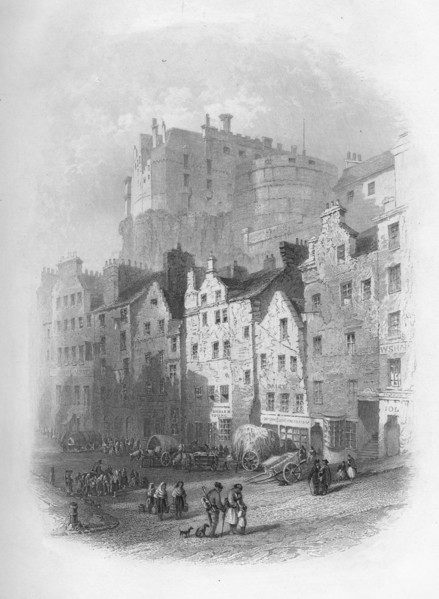 'The Grass Market, Edinburgh', 1859. Artist: Charles Cousen.