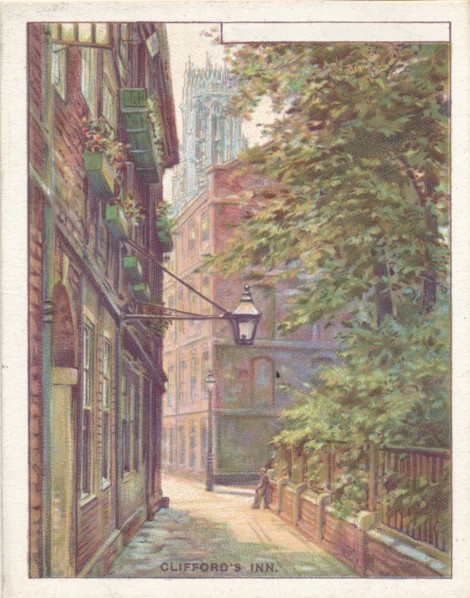 'Clifford's Inn', 1929. Artist: Unknown.