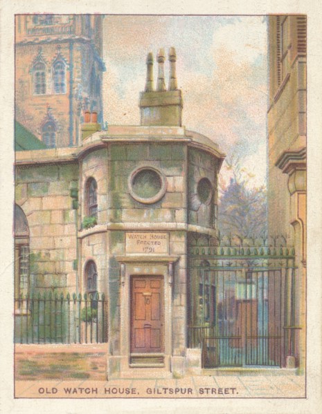 'Old Watch House, Giltspur Street', 1929. Artist: Unknown.