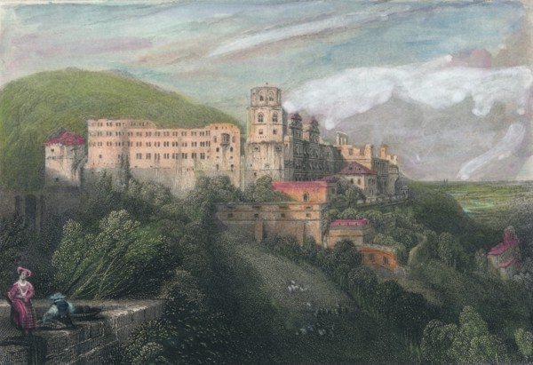 'Heidelberg', c1834. Artist: James Tibbitts Willmore.