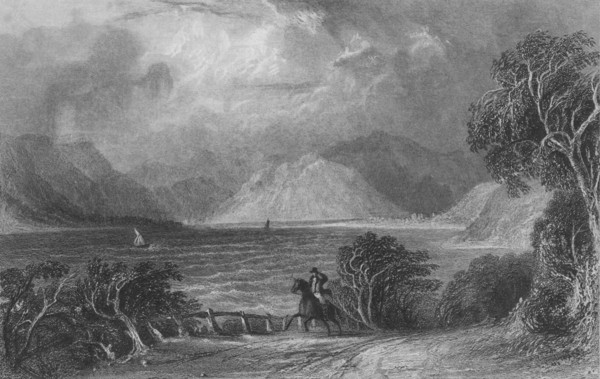'Ullswater from Pooly Bridge', c1835. Artist: William Miller.