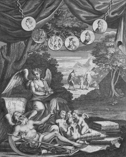 'Frontispice', 1724. Artist: Francois Morellon La Cave.
