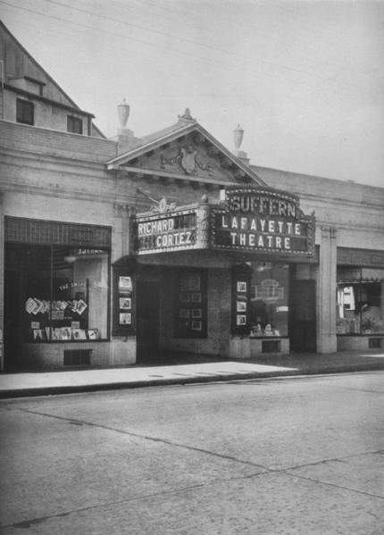 The Lafayette Theatre, Suffern, New York, 1925. Artist: Unknown.