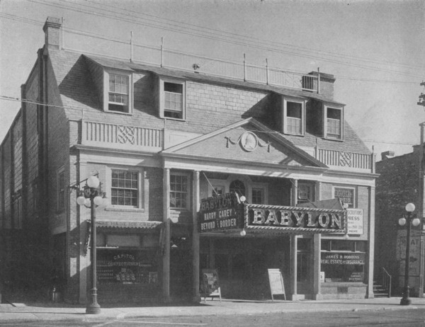 The Babylon Theatre, Babylon, New York, 1925. Artist: Unknown.