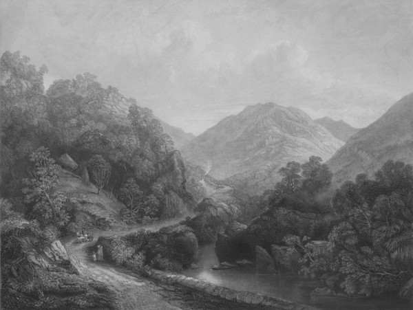 'Borrowdale', c19th century. Artist: John LeConte.