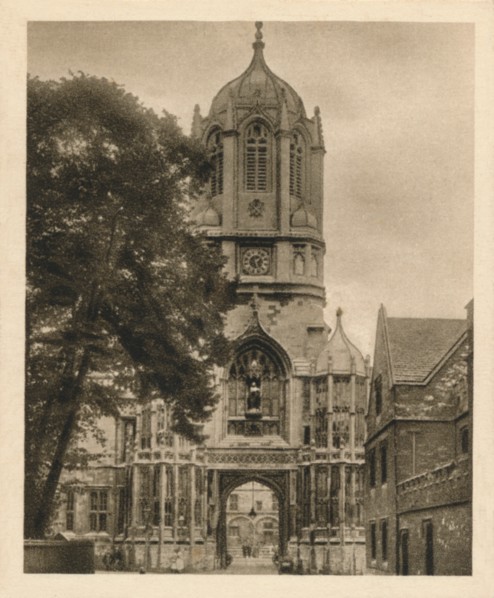 'Tom Tower, Christchurch College', 1923. Artist: Unknown.