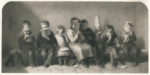 'The Frown', 1842, (1917). Artist: Thomas Webster.