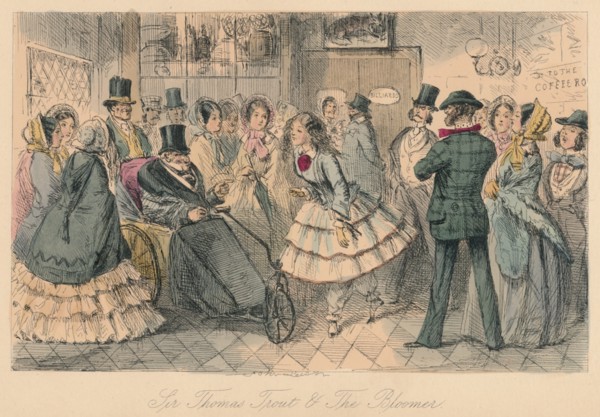 'Sir Thomas Trout & The Bloomer', 1854. Artist: John Leech.
