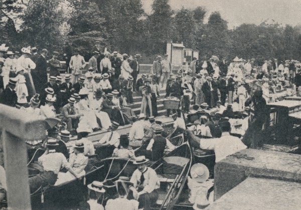 'Sunday Afternoon at Boulter's Lock, Maidenhead', 1901. Artist: Unknown.