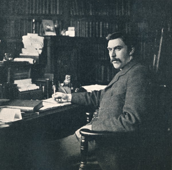 'Rev. Sylvester Horne, B.A., In His Study', 1901. Artist: Unknown.