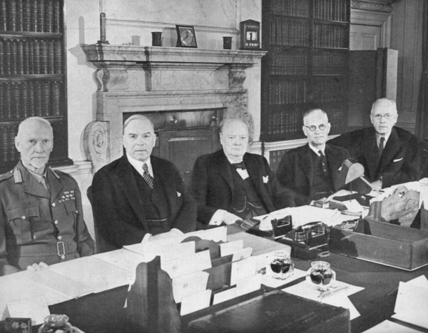 'Mr Churchill with the Commonwealth Prime Ministers', 1944 (1955). Artist: Unknown.