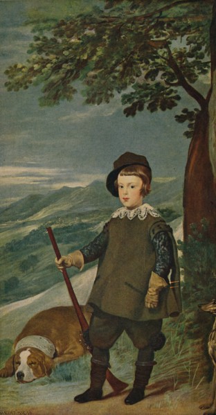 'Infante Don Baltasar Carlos', (Prince Balthasar Charles as a Hunter), 1635-1636, (c1934).  Artist: Diego Velasquez.