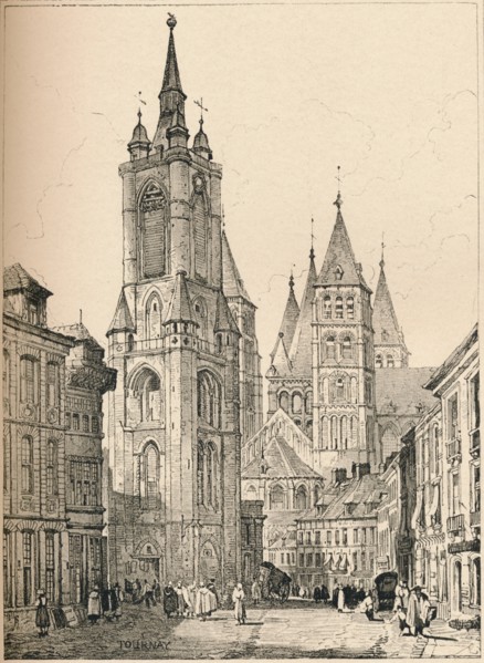 'Tournai', c1820 (1915). Artist: Samuel Prout.
