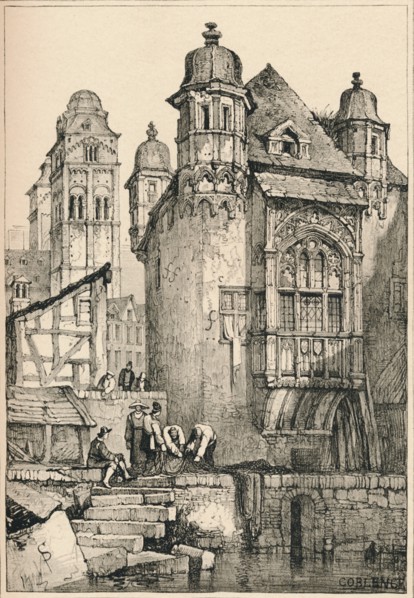 'Coblence', c1820 (1915). Artist: Samuel Prout.
