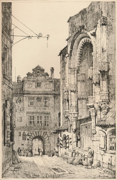 'Prague', c1820 (1915). Artist: Samuel Prout.