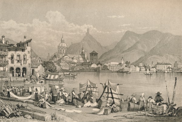 'Como', c1830 (1915). Artist: Samuel Prout.