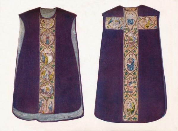 'English Work Chasuble circa 1300', 1912. Artist: Unknown.
