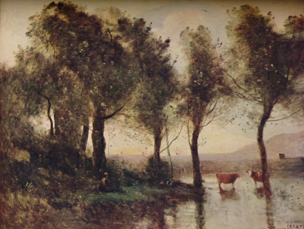 'L'Etang', (The Ponds), 19th century, (1910). Artist: Jean-Baptiste-Camille Corot.