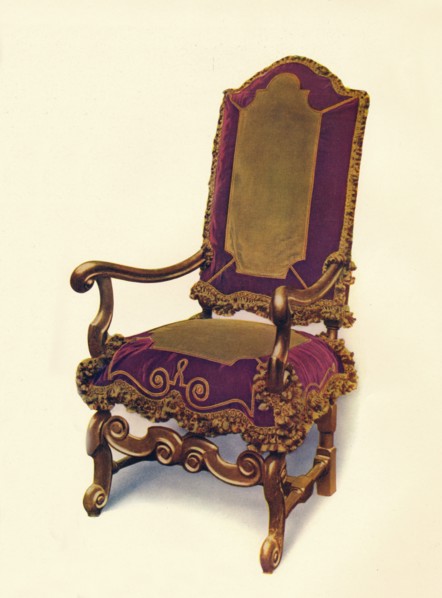 'William and Mary Armchair', 17th century, (1910). Artist: Unknown.