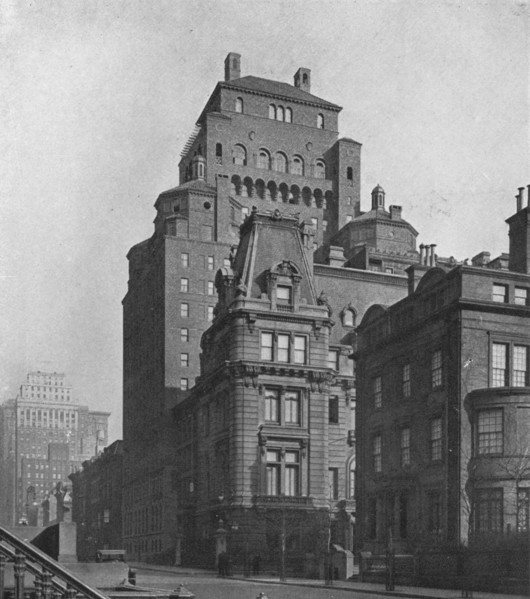 The Fraternity Clubs Building from Madison Avenue, New York City, 1924. Artist: Unknown.