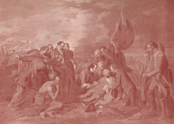 'The Death of General Wolfe', c1776 (1909). Artist: William Woollett.