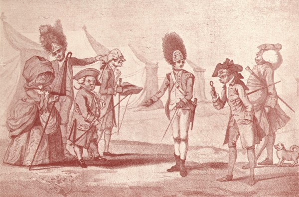'A Visit To Camp', c1800-1810, (1909). Artist: Henry William Bunbury.