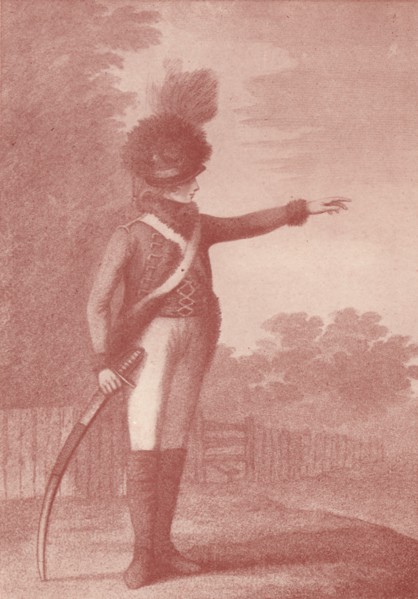 'Light Horseman (1791)', 1791 (1909). Artist: Francois David Soiron.