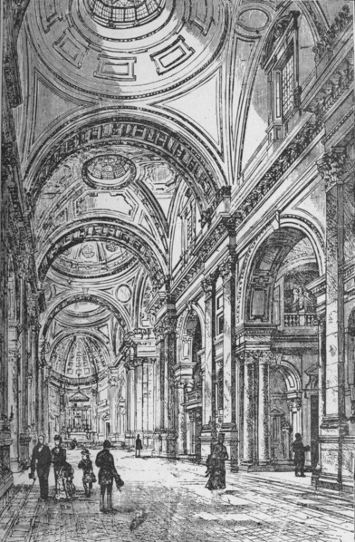 'Interior of the Oratory', 1890. Artist: Unknown.