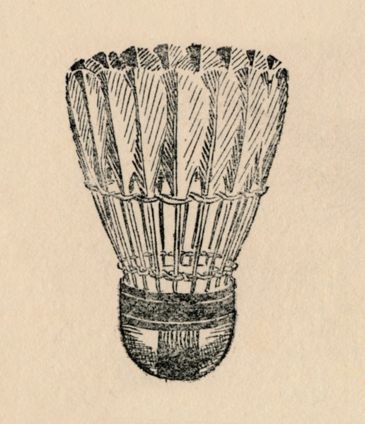 'Shuttle - Badminton', 1912. Artist: Unknown.