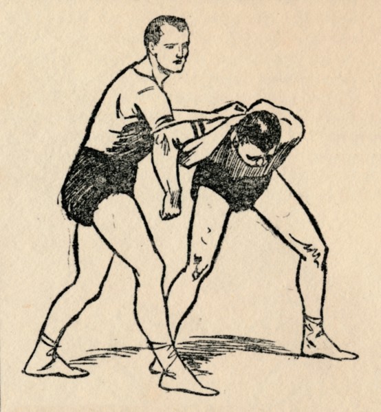 'Wrestling', 1912. Artist: Unknown.