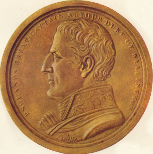 'England's Great Captain Arthur Duke of Wellington - Souvenir Medal', 1815 (1910). Artist: Edward Orme.