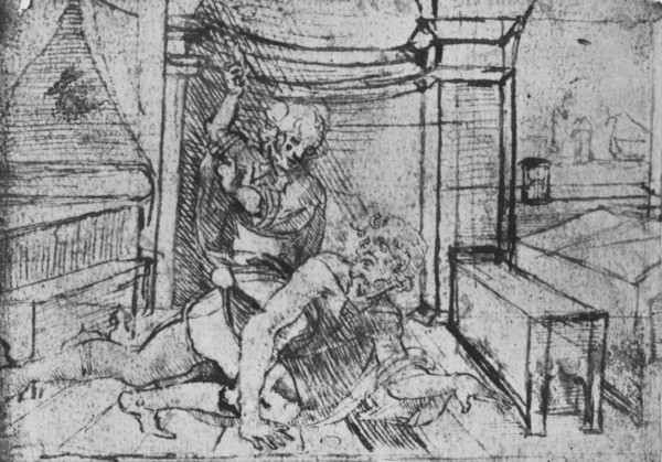 'Aristotle and Phyllis', c1480 (1945). Artist: Leonardo da Vinci.