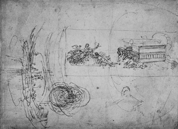 'Allegorical Representation', c1480 (1945). Artist: Leonardo da Vinci.