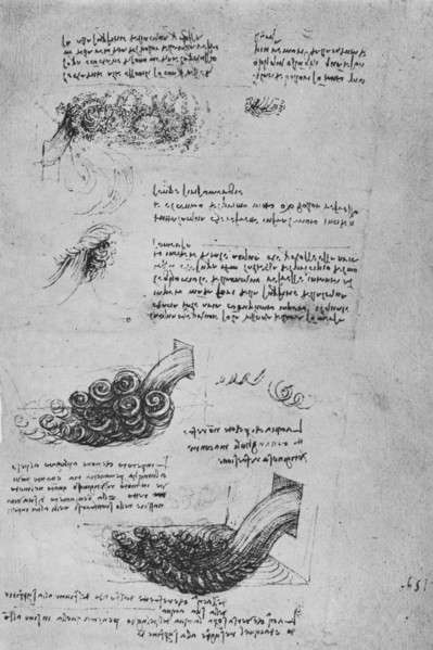 'Studies of Water Formations', c1480 (1945). Artist: Leonardo da Vinci.