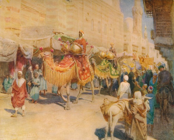 'An Arab Wedding Procession', c1905, (1912). Artist: Walter Frederick Roofe Tyndale.