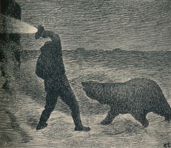 'I Took the Lantern and Gave Him a Whack on the Head With It', c1893-1896, (1897). Artist: H Egidus.